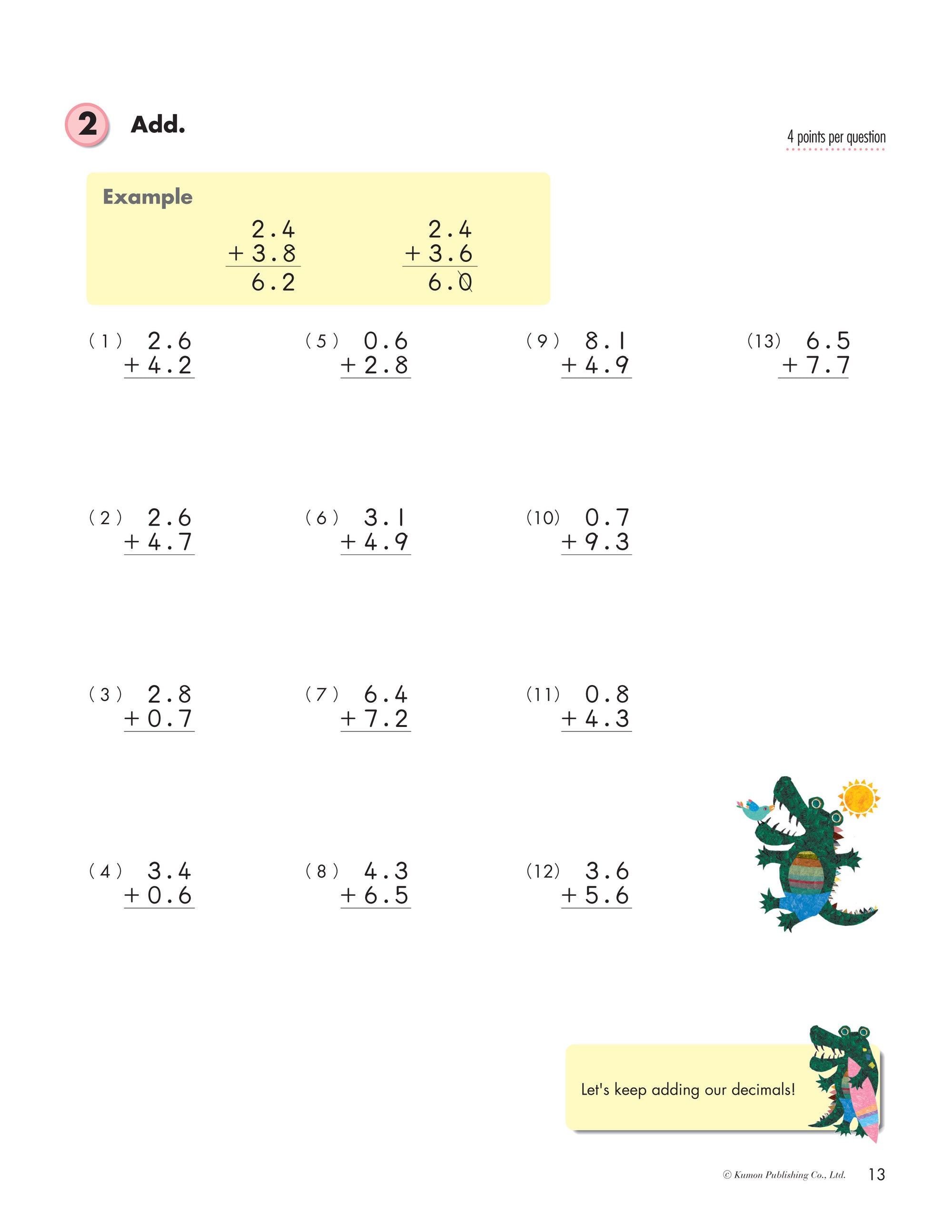 Kumon Math Workbooks Grade 4: Decimals & Fractions