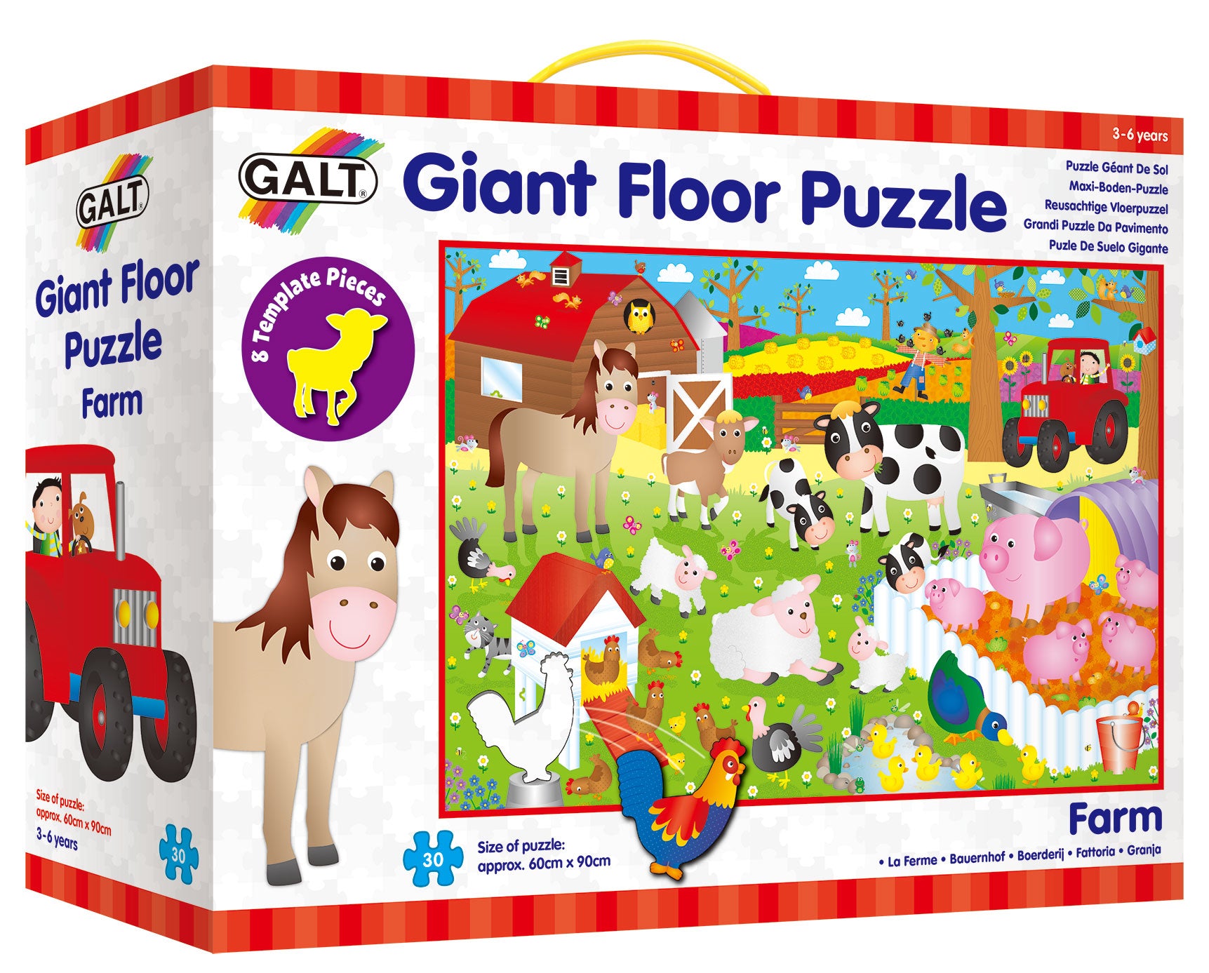 Galt Giant Floor Puzzles: Farm