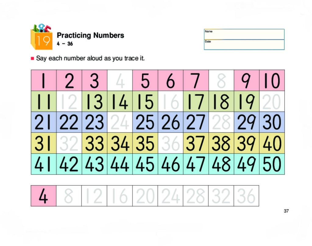 Kumon Grow To Know: Simple Multiplication