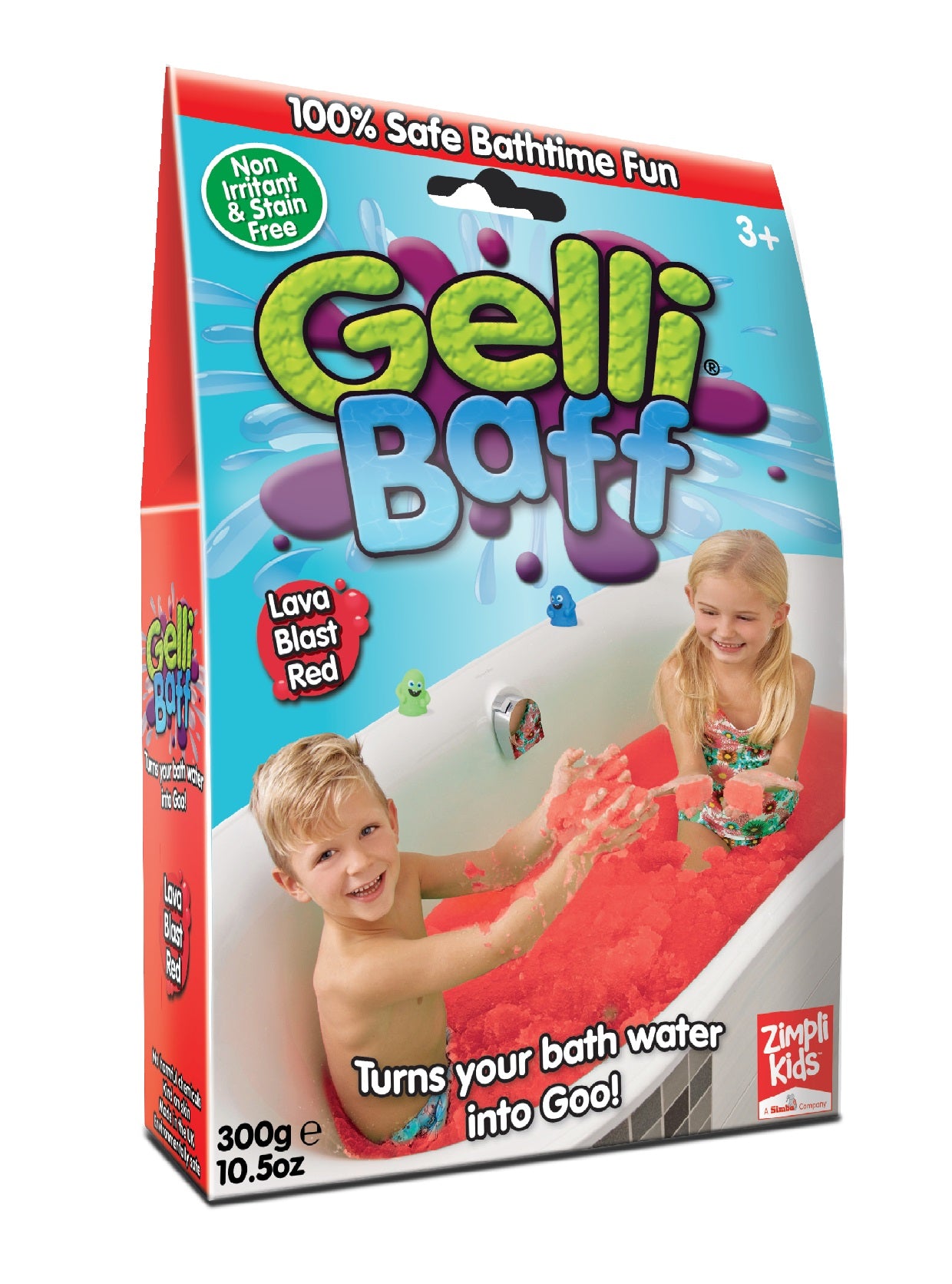 Zimpli Kids Gelli Baff: Lava Blast Red