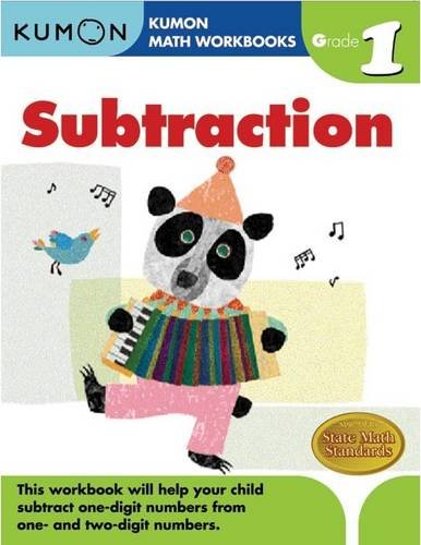 Kumon Math Workbooks Grade 1: Subtraction