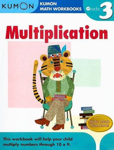 Kumon Math Workbooks Grade 3: Multiplication