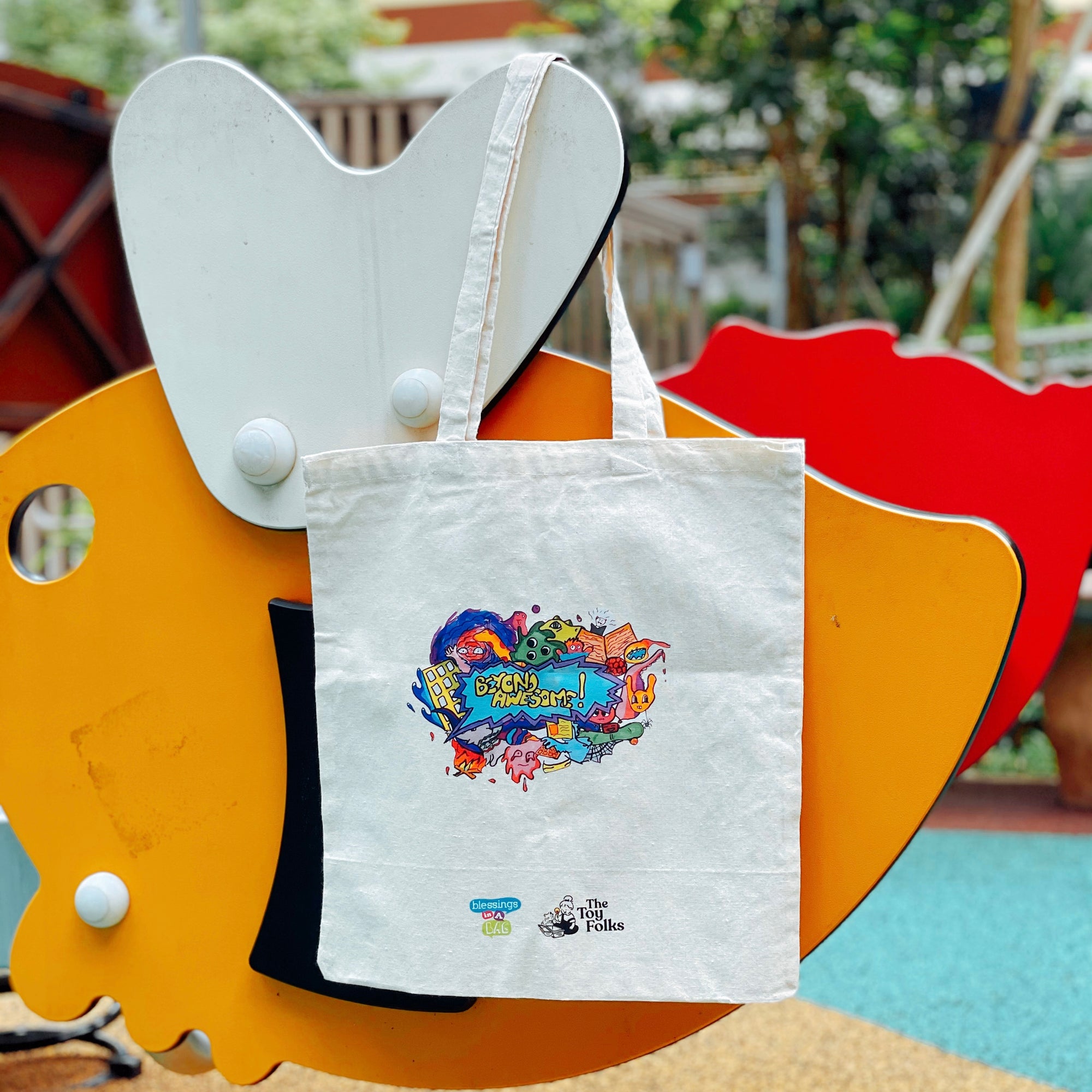 The Toy Folks x Blessings In A Bag Fundraiser Eco-Friendly Tote Bag