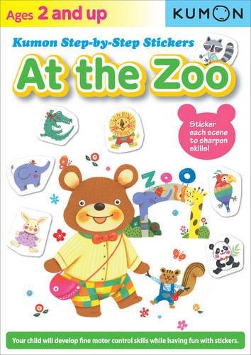 Kumon Step By Step Stickers: At The Zoo
