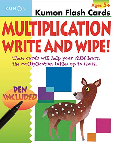 Kumon Flash Cards: Multiplication Write & Wipe