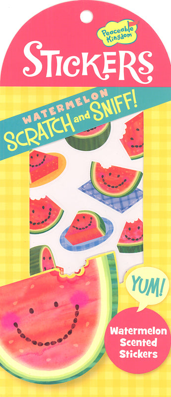 Peaceable Kingdom Scratch & Sniff Stickers: Watermelon