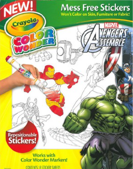 Crayola Color Wonder: Mess Free Stickers Avengers