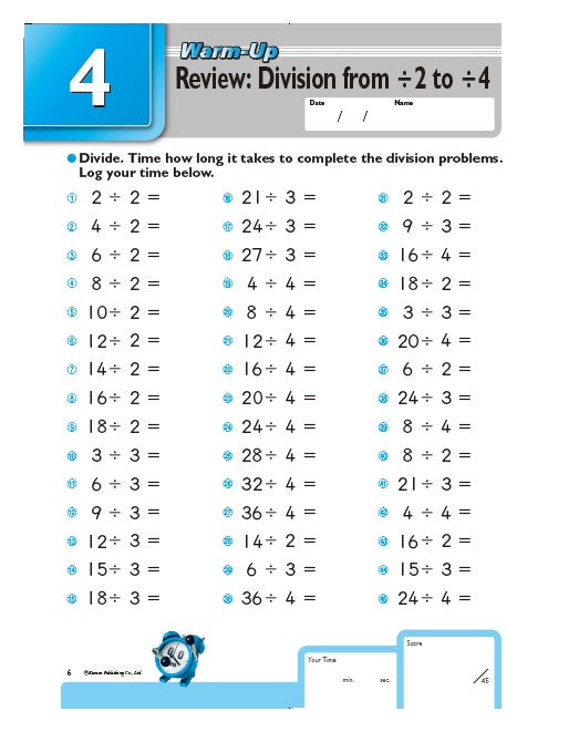 Kumon Speed & Accuracy: Division