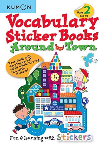 Kumon Vocabulary Sticker Books: Around Town