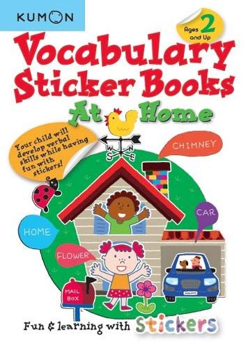 Kumon Vocabulary Sticker Books: At Home