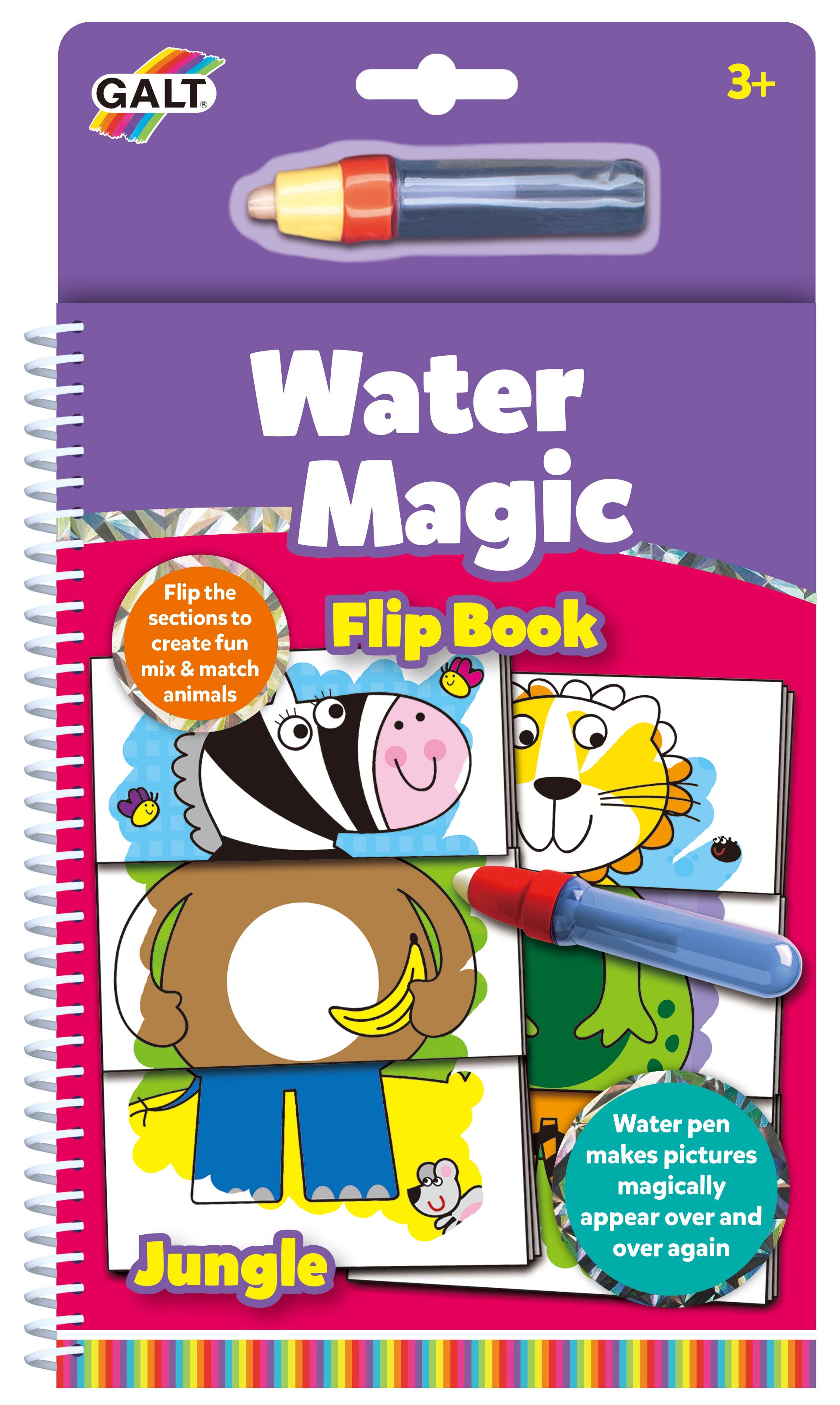Galt Water Magic Flip Book: Jungle