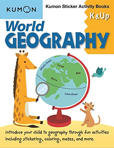 Kumon Geography Sticker Activity Book: K & Up