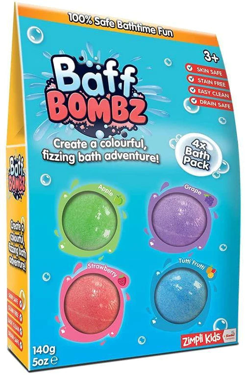 Zimpli Kids Baff Bombz 4 Pack