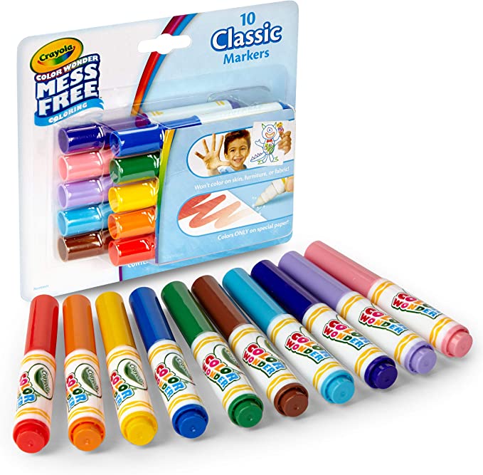 Crayola Color Wonder: Classic Mini Markers 10ct