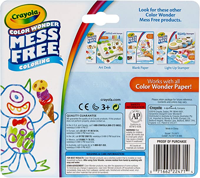 Crayola Color Wonder: Classic Mini Markers 10ct
