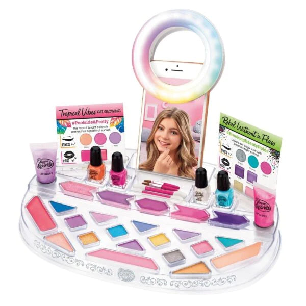 Cra-Z-Art Shimmer And Sparkle Light Up Beauty Studio