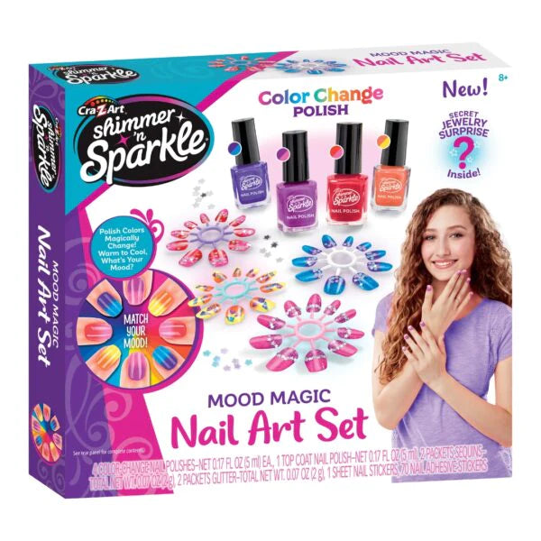 Cra-Z-Art Shimmer And Sparkle Mood Magic Nail Art Set