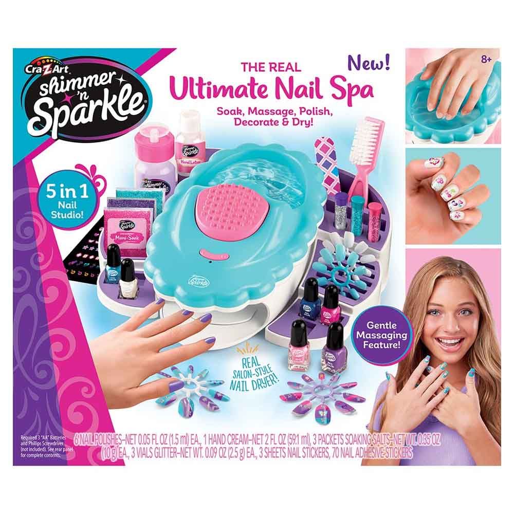 Cra-Z-Art Shimmer & Sparkle The Real Ultimate Nail Spa