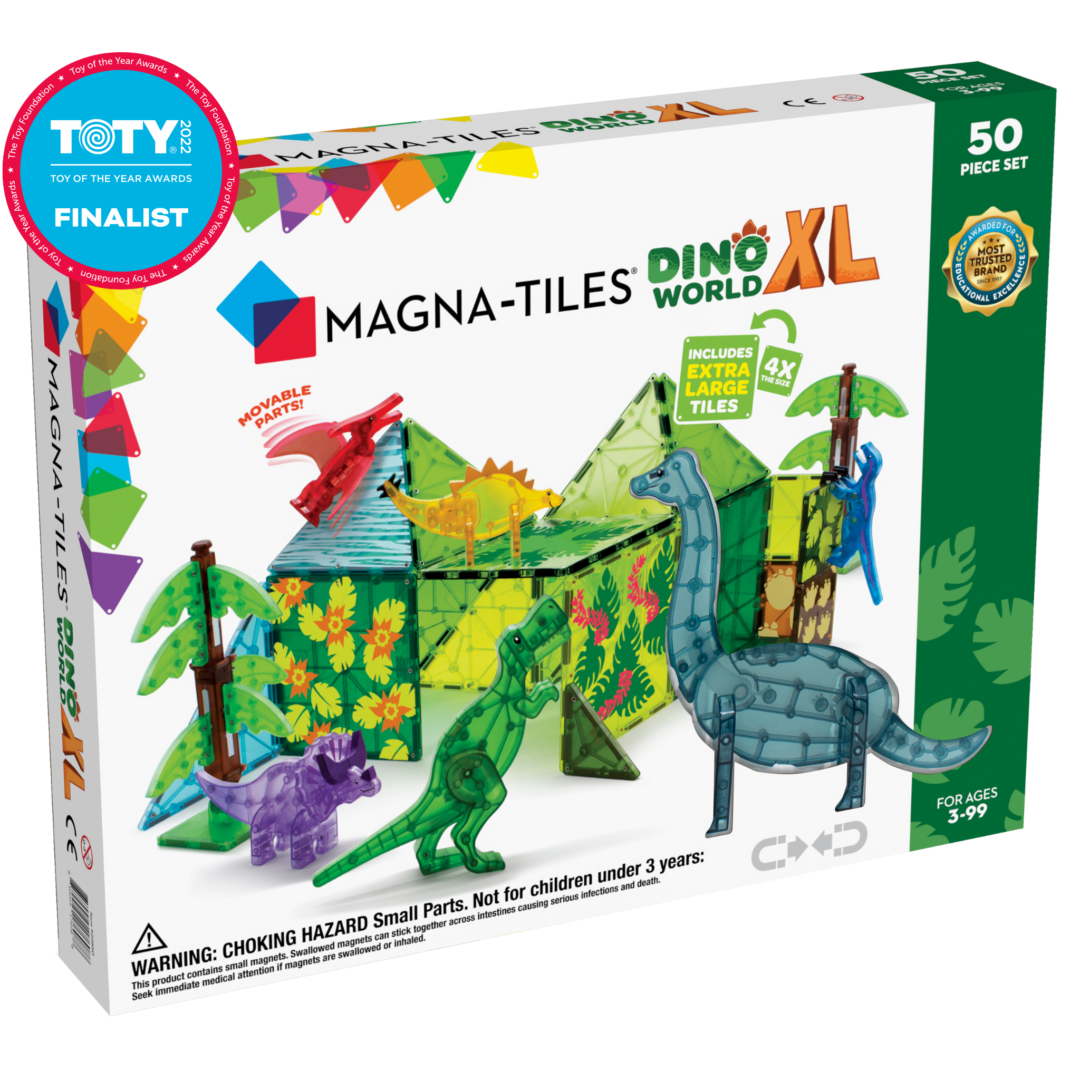 Magna-Tiles Dino World XL 50 piece set