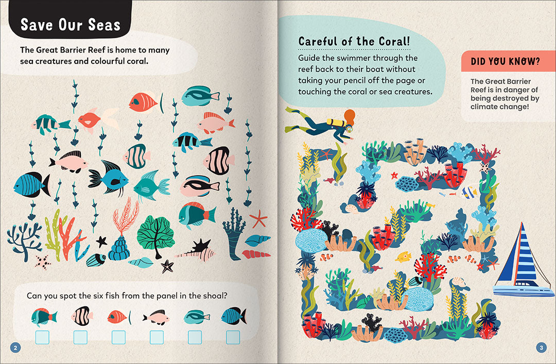 Eco Zoomers- Earth Friendly Colour Activity Book