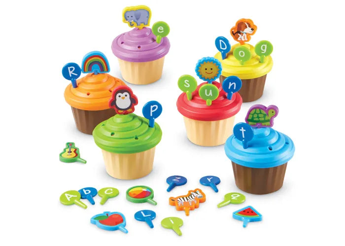 Learning Resources ABC Party Cupcake Toppers