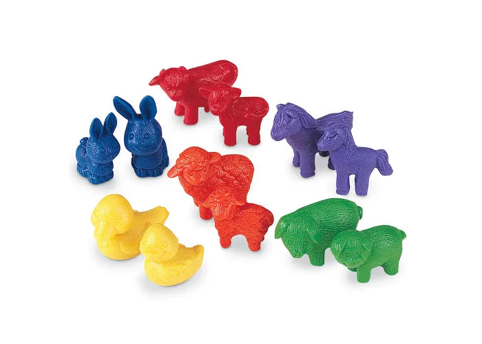 Learning Resources Friendly Farm Animal Counters, Set of 72