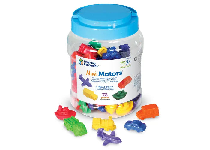 Learning Resources Mini Motors Counters, Set of 72