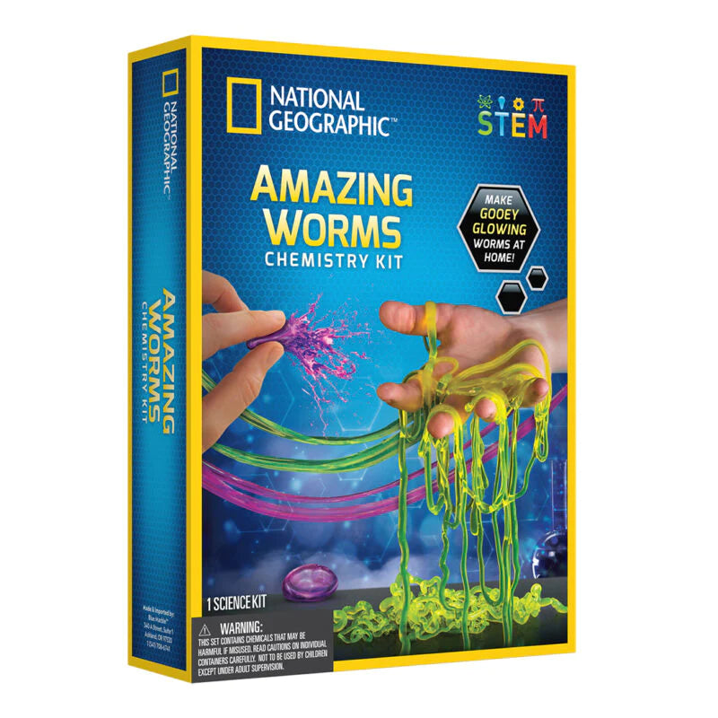 National Geographic Amazing Worms Chemistry Kit