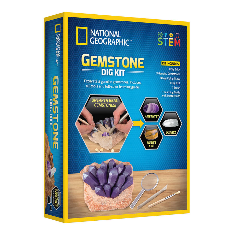 National Geographic Gemstone Dig Kit