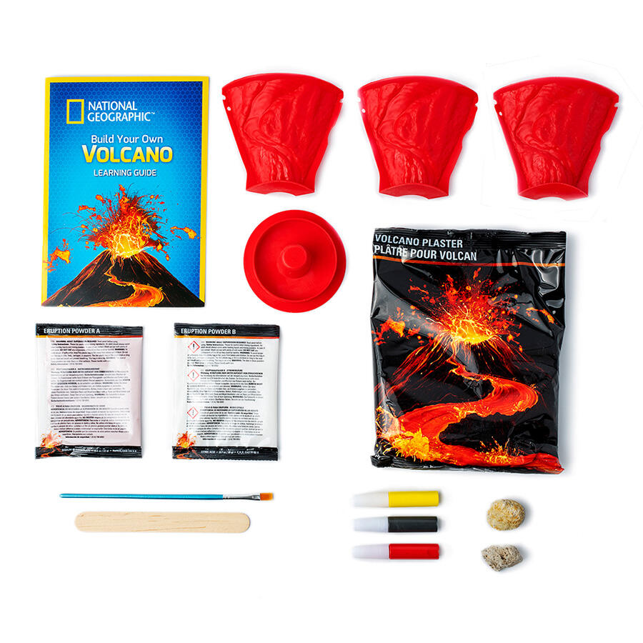 Red Volcano Set National Geographic Volcano Science Kit – The Toy Folks