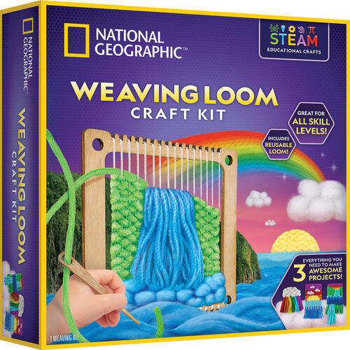 National Geographic Weaving Loom Craft Kit The Toy Folks