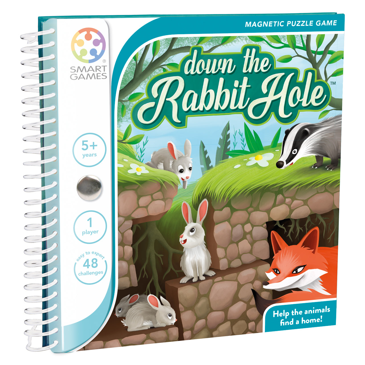 SmartGames Magnetic Travel Games: Down The Rabbit Hole