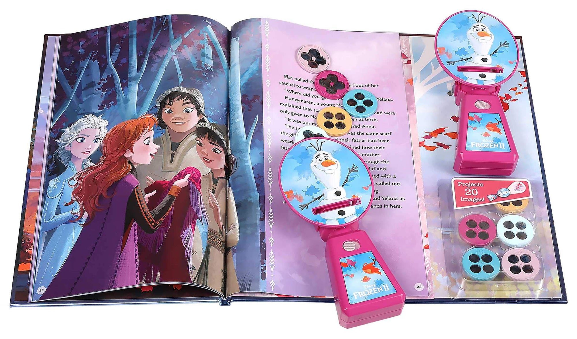 Movie Theater Storybook & Movie Projector: Disney Frozen